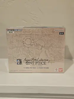 One Piece TCG Anime 25th Collection Extra Booster Box EB-02 EB02 English Sealed - Image 1