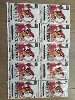 One Piece TCG ROUND1 Promo Pack x10 Factory Sealed In Hand English - Image 1