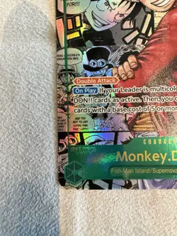 Monkey D. Luffy 2025 One Piece OP13 English Manga Alternate Art #118 - Image 3