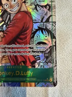 Monkey D. Luffy 2025 One Piece OP13 English Manga Alternate Art #118 - Image 4