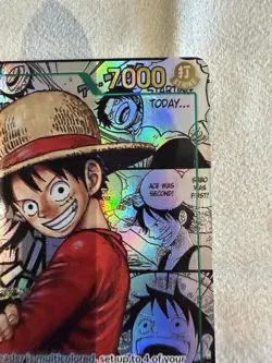 Monkey D. Luffy 2025 One Piece OP13 English Manga Alternate Art #118 - Image 5