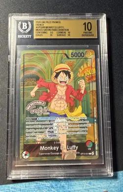 2026 One Piece Monkey D. Luffy Grevin Paris French Museum Promo BGS 10 - Image 1