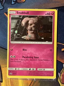 Snubbull - SM200 - Cosmos Holo Sun & Moon Black Star SEALED Promo - Pokemon Card - Image 1