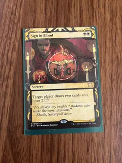 MTG Sign in Blood STA 032/063 Rare English 2021 Wizards - Image 1