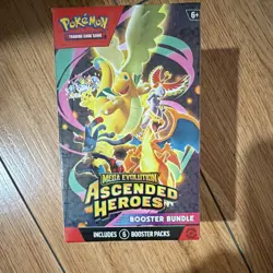 Pokemon TCG Mega Evolution Ascended Heroes Booster Bundle Box (6 Packs) - Image 1