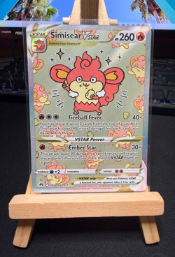 Pokemon TCG Simisear VSTAR GG37/GG70 – Crown Zenith Galarian Gallery – NM - Image 1