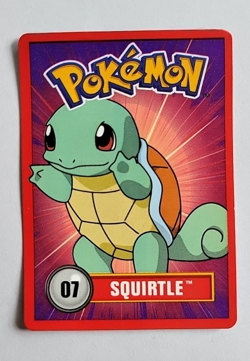 Squirtle #07 1998 Nintendo Pokemon Promo Edition Vintage Rare Trading Card - Image 1