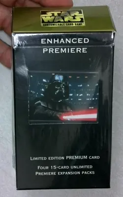 Star Wars CCG Enhanced Premiere Expansion Packs & LE Premium Card Box - 1 Only - Image 4
