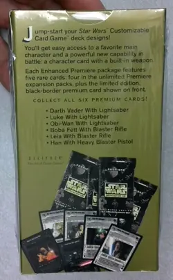 Star Wars CCG Enhanced Premiere Expansion Packs & LE Premium Card Box - 1 Only - Image 5