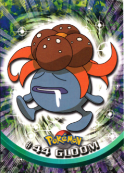 Gloom #44 Topps Trading Cards Series 1 Pokemon MP - Image 4