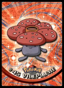 Vileplume #45 Topps Trading Cards Series 1 Pokemon MP - Image 1