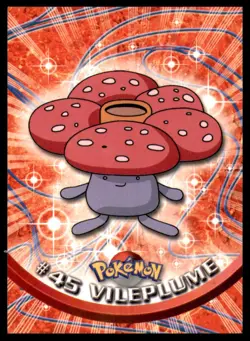 Vileplume #45 Topps Trading Cards Series 1 Pokemon MP - Image 1