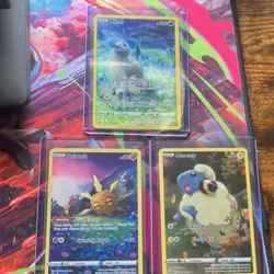 Pokemon TCG Crown Zenith Galarian Gallery Holo 3Card Lot Absol Solrock Mareep-NM - Image 1