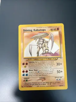 Shining Kabutops Holo Card 108/105 Neo Destiny Unlimited Edition - Image 1