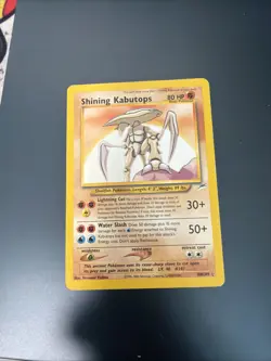 Shining Kabutops Holo Card 108/105 Neo Destiny Unlimited Edition - Image 2