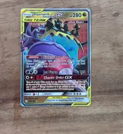 Naganadel & Guzzlord GX Cosmic Eclipse 2019 Secret Pokemon Card TCG - Image 1