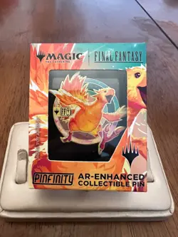 Magic MTG Pinfinity Final Fantasy AR-Enhanced Collectible Pin Chocobo Promo - Image 1
