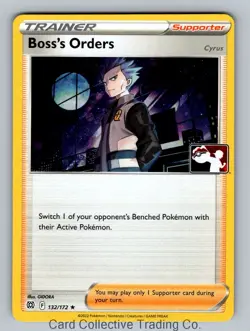 Boss's Orders - Promo Prize Pack Series Cards 132/172 NM Holo - Image 1