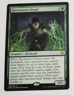 MTG Rootweaver Druid 250 CMR Commander Legends Rare LP x1 - Image 1