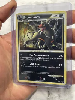 Houndoom 5/90 Holo Rare HGSS Undaunted Pokemon Heavily Played HP Pokemon Card - Image 2