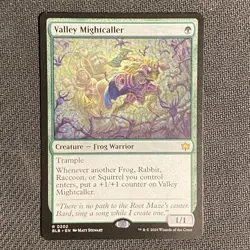 Valley Mightcaller 202 Rare Bloomburrow Magic: The Gathering Near Mint - Image 1