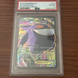 Pokemon TCG XY Phantom Forces Gengar EX Full Art Ultra Rare Card 114/119 - Image 1