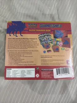 Pokemon Sword Shield Base Elite Trainer Box ETB Zacian Brand New Sealed - Image 2