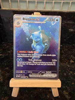 Blastoise ex 200/165 Special Illustration Rare 151 Pokemon Holo Near Mint - Image 1