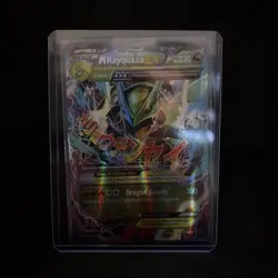 Pokemon M Rayquaza Mega EX LP Roaring Skies 61/108 - Image 1