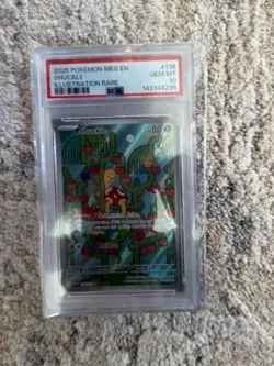2025 Shuckle 136 Mega Evolution Illustration Rare PSA 10 Gem Mint Pokemon - Image 1
