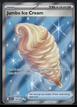Jumbo Ice Cream 109/086 Ultra Rare Chaos Rising Pokemon Holo Near Mint - Image 1