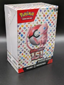 Pokemon TCG Scarlet & Violet 151 Booster Bundle Sealed New (6 packs) - Image 1