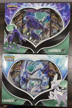 Pokemon Calyrex Ice Rider and Shadow Rider V Box ***BOTH** 820650809002 - Image 1