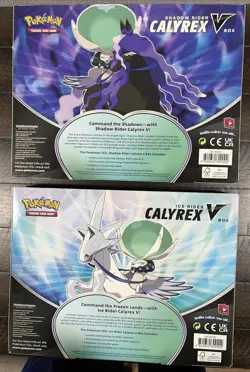 Pokemon Calyrex Ice Rider and Shadow Rider V Box ***BOTH** 820650809002 - Image 2