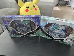 Pokemon TCG Shadow & Ice Rider Calyrex V Box Set Factory Sealed - Image 1