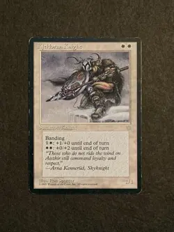 Magic: The Gathering MTG Kjeldoran Knight Ice Age 1995 - Image 1