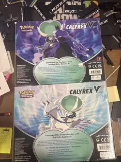Pokemon TCG Ice & Shadow Rider Calyrex V Collection Box Sealed - Set of 2 Sw&Sh - Image 2