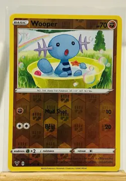 Pokemon TCG Wooper 083/185 Reverse Holo NM - Image 1