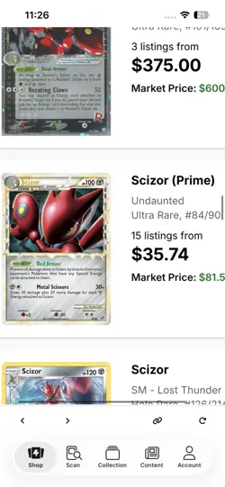 Pokemon TCG Scizor Prime 84/90 Undaunted Holo UR EN 2010 - Image 3