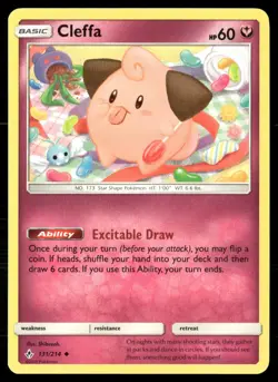 Cleffa 131/214 Uncommon Unbroken Bonds Pokemon NM - Image 1
