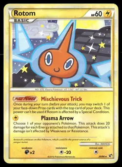 Rotom 20/90 Rare HGSS Undaunted Pokemon MP - Image 1
