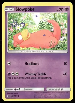 Slowpoke 48/145 Common Guardians Rising Pokemon MP - Image 1