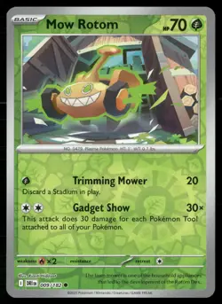 Mow Rotom 009/182 Common Destined Rivals Pokemon Reverse Holo NM - Image 1