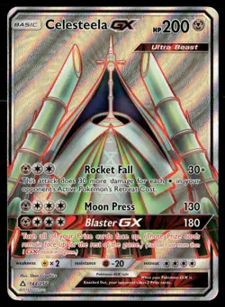 Celesteela GX 144/156 Ultra Rare Ultra Prism Pokemon Holo LP - Image 1
