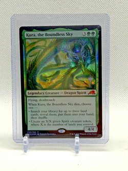 MTG Creature FOIL - Kura, the Boundless Sky PROMO - 200/302 NEO - Image 1