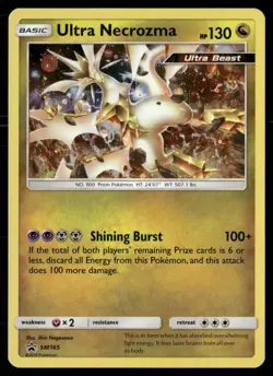 Ultra Necrozma - SM165 Holo Promo Sun & Moon Promo Pokemon NM - Image 1
