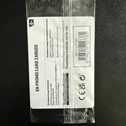 Zarude Pitch Black GAMESTOP PROMO NEW SEALED SAME DAY SHIP - Image 2