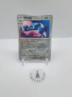 Pokemon - Metang - 114/162 SV05: Temporal Forces Reverse Holo - Image 1
