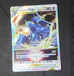 Pokemon TCG Origin Forme Dialga VSTAR Promo Holo SWSH256 280 HP English - Image 1
