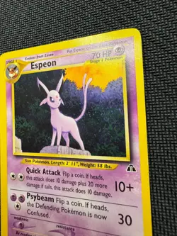 Espeon (20) Rare Unlimited Neo Discovery 20/75 LP Pokemon TCG LP Vintage - Image 2